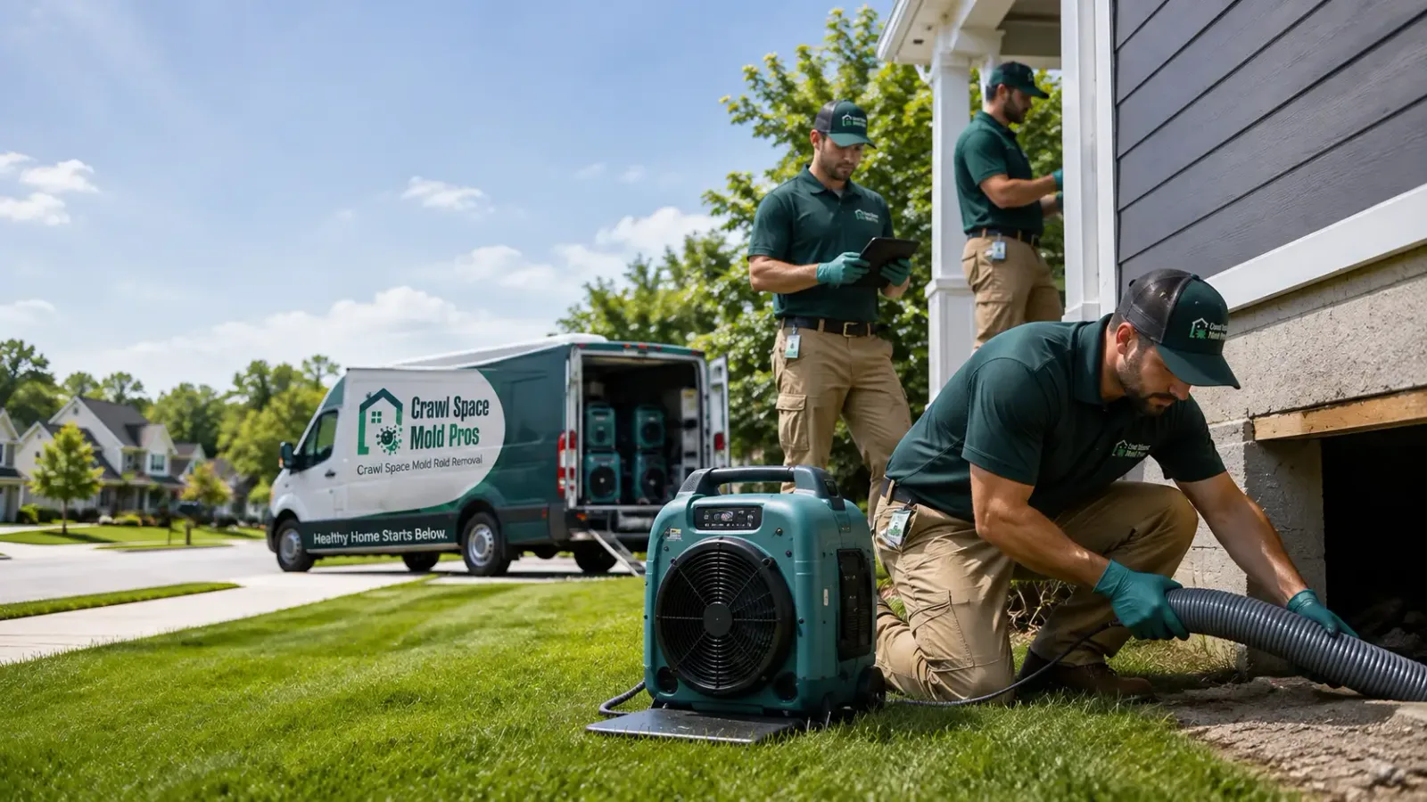 Crawl Space Mold Removal in Roseland, VA